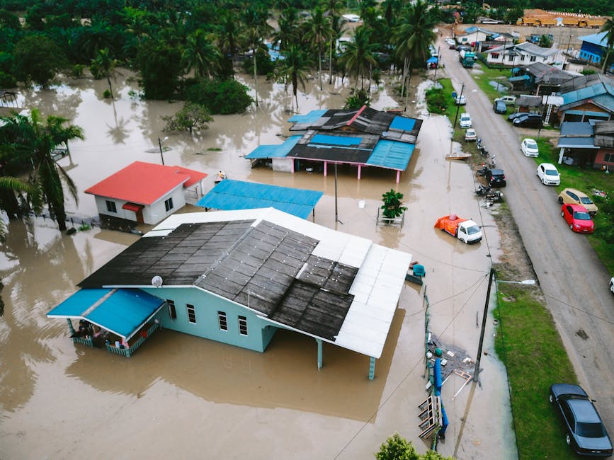 déplacement populations inondations